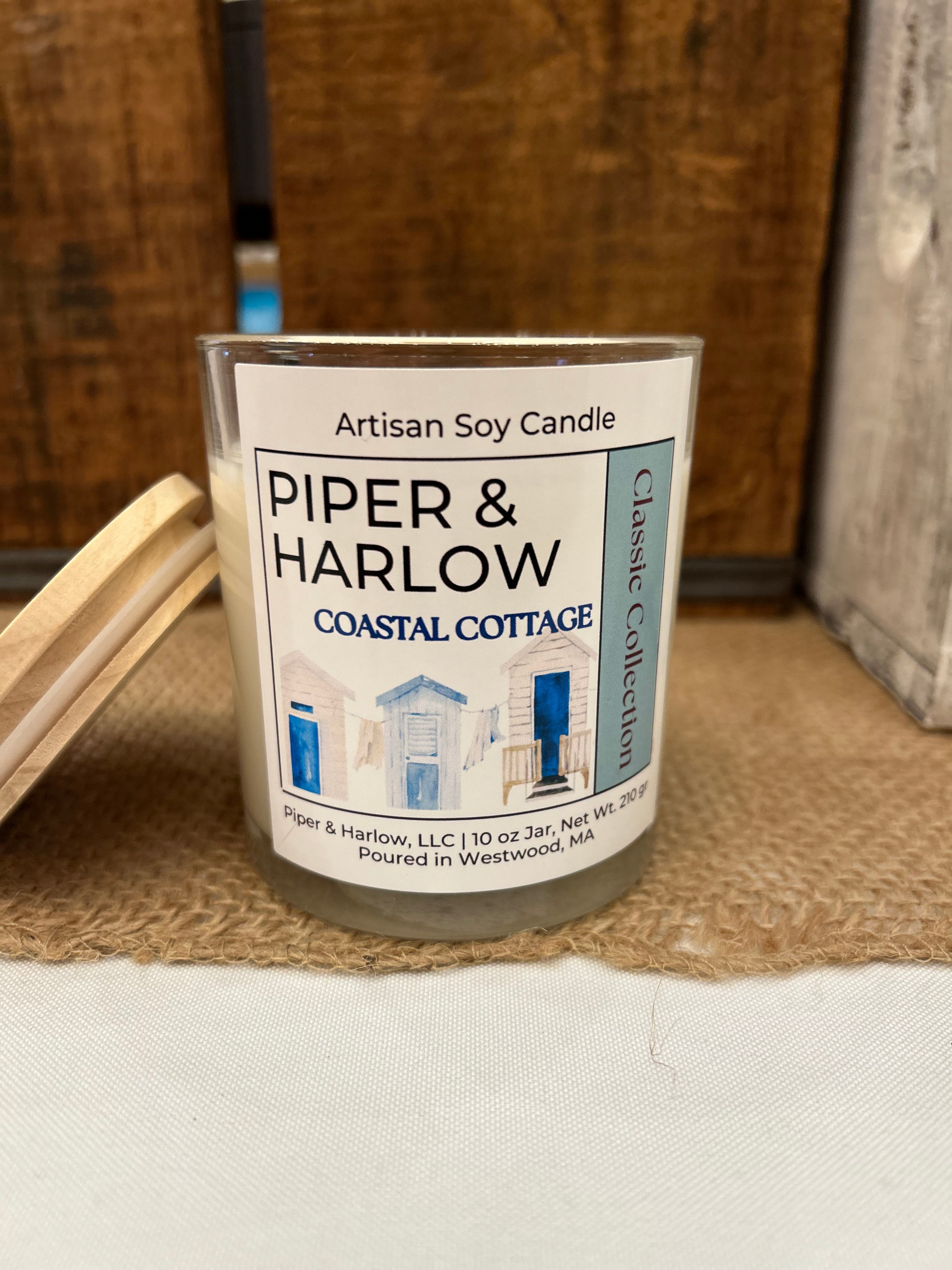Coastal Cottage wood wick candle