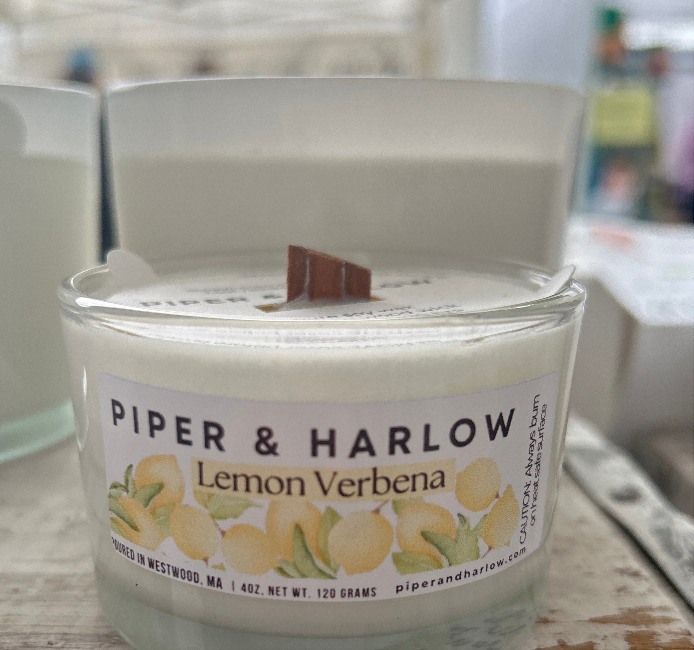 Lemon Verbena Soy Candle Mini