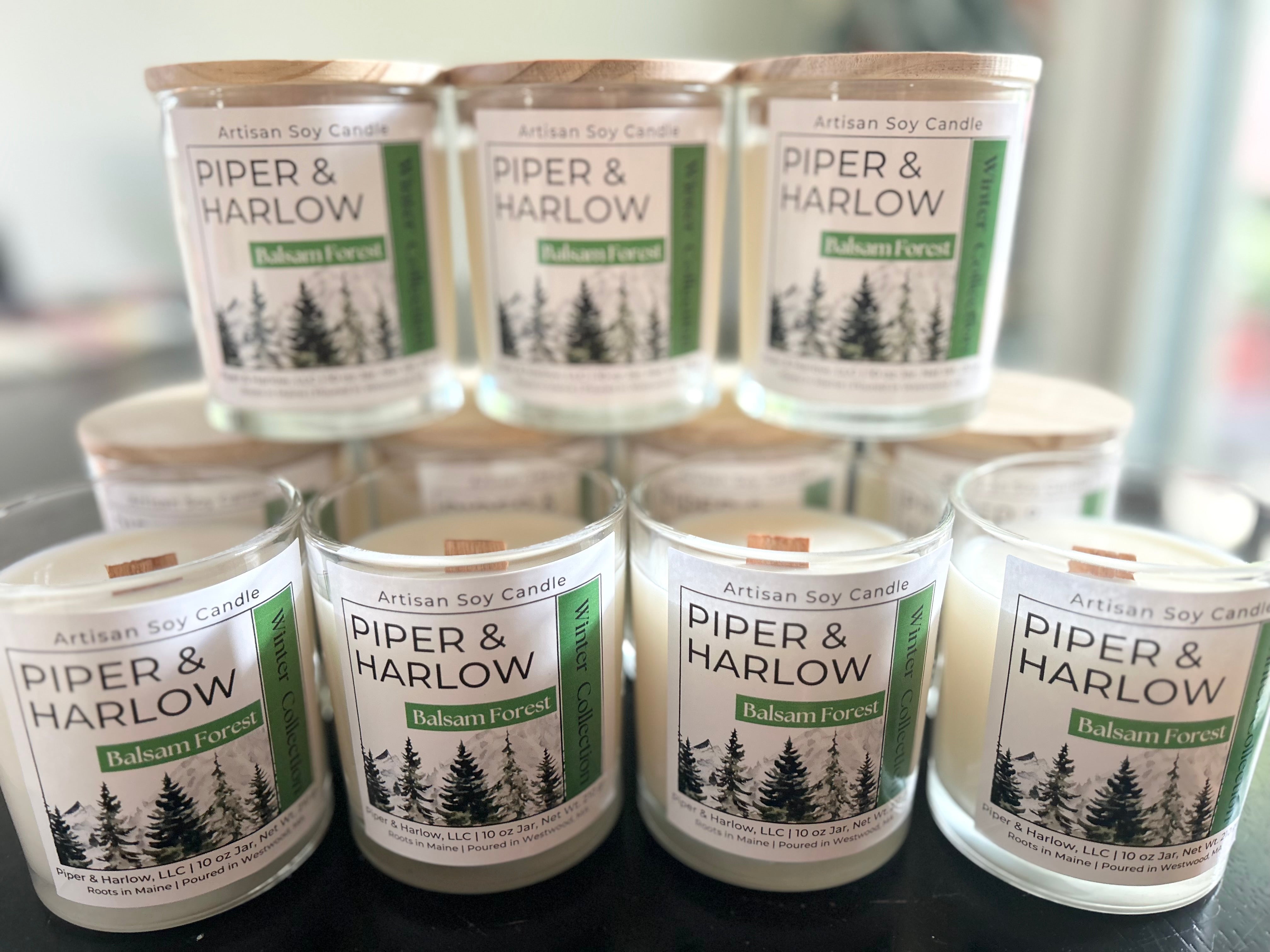 Balsam Forest Soy Candle with Wood Wick SOLD OUT