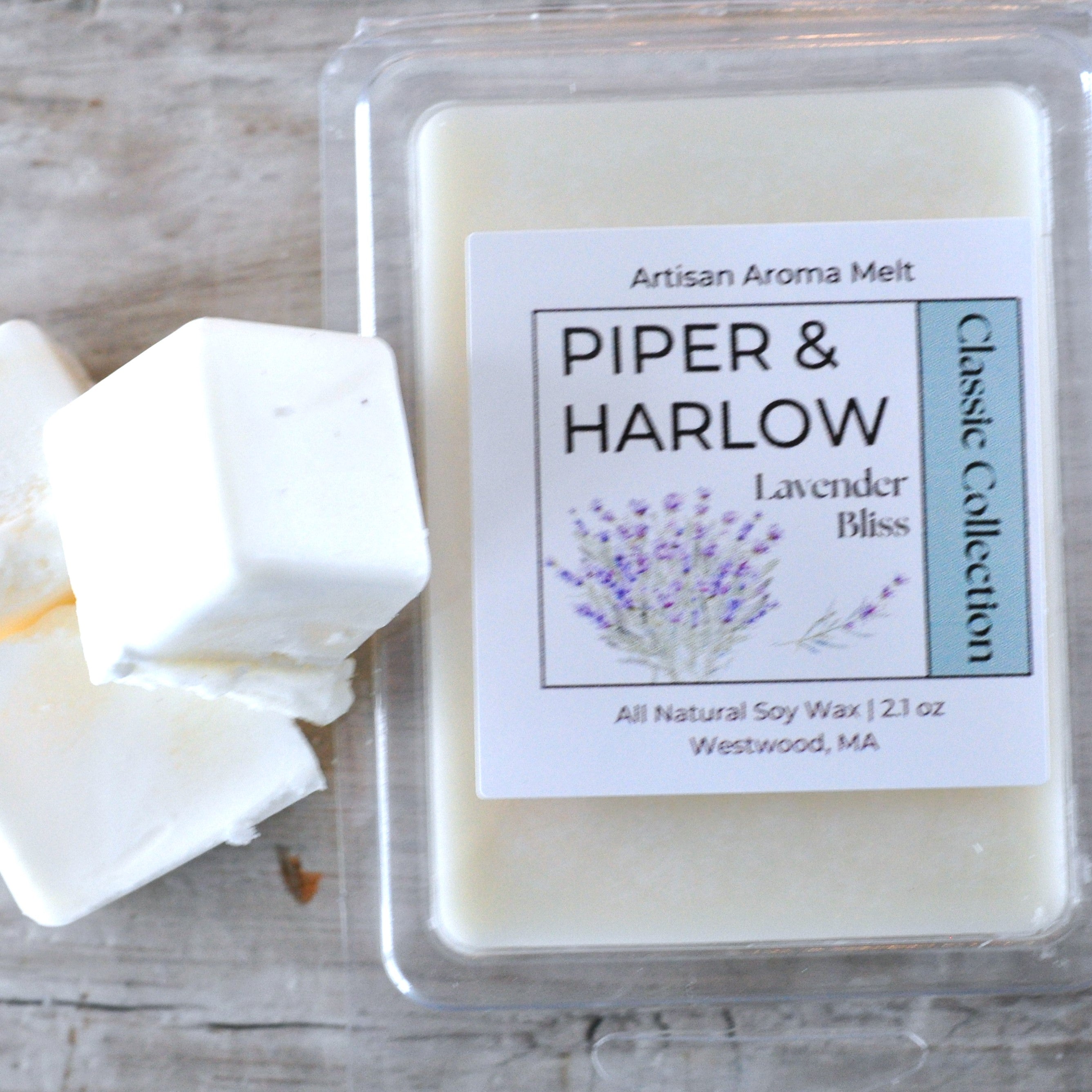 Soy wax aroma melts in scent Lavender Bliss