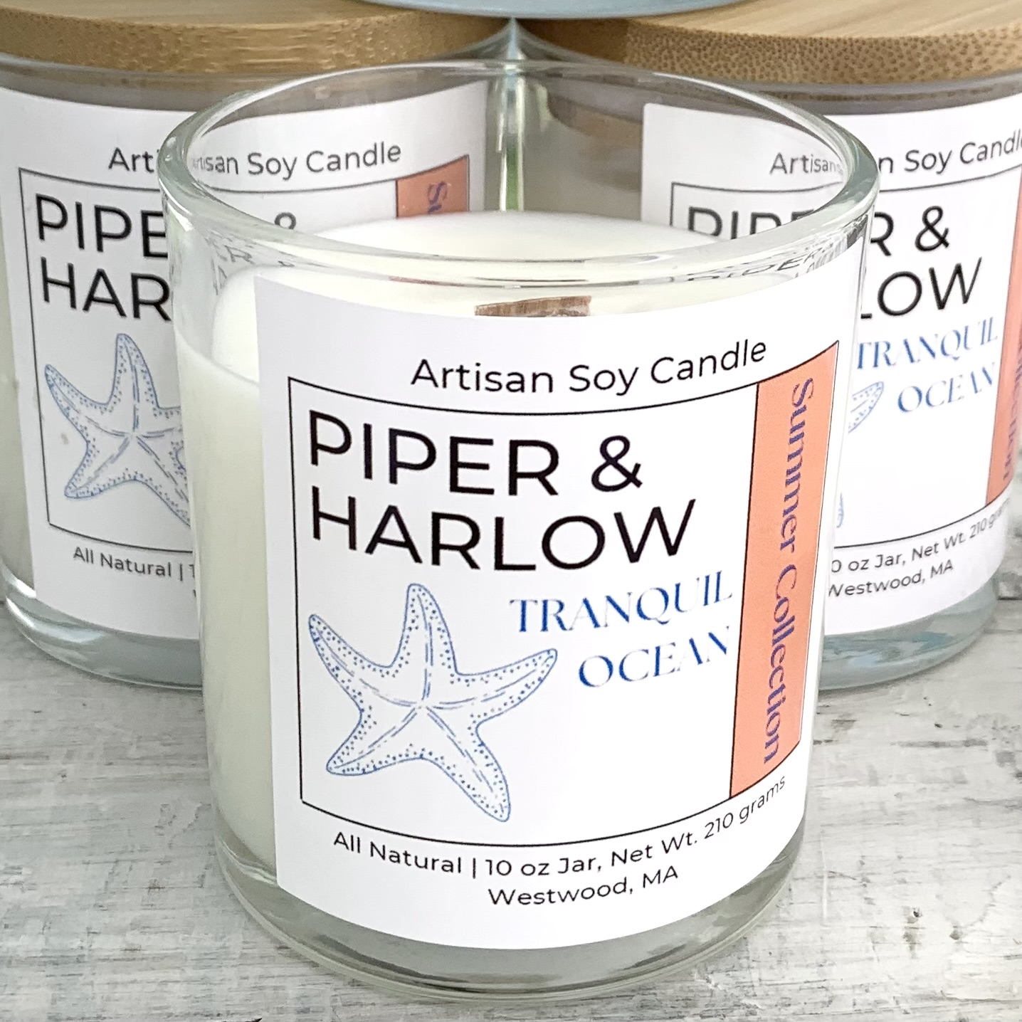 Tranquil Ocean Soy Candle