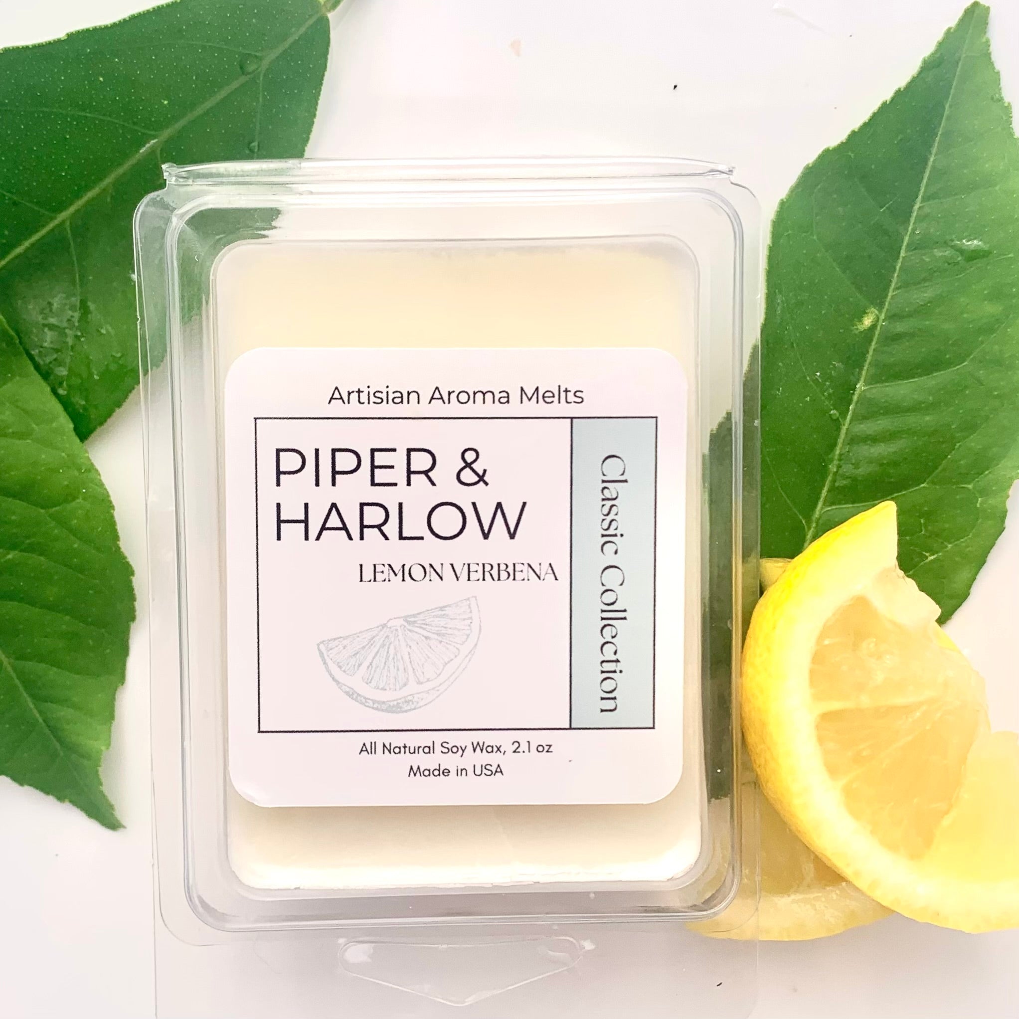 Lemon Verbena aroma melts with slices of lemon