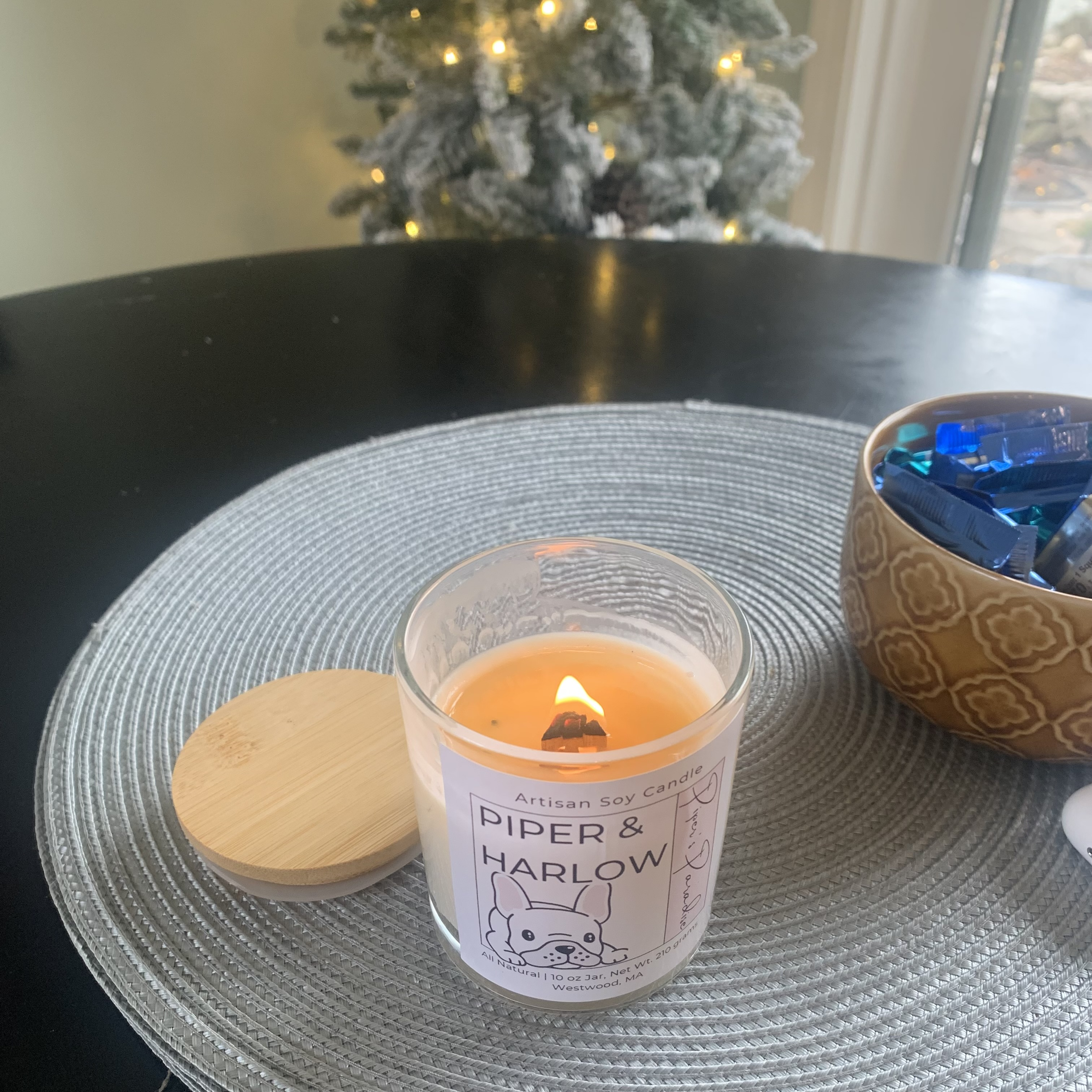 Piper's Paradise Soy Candle with Wood Wick