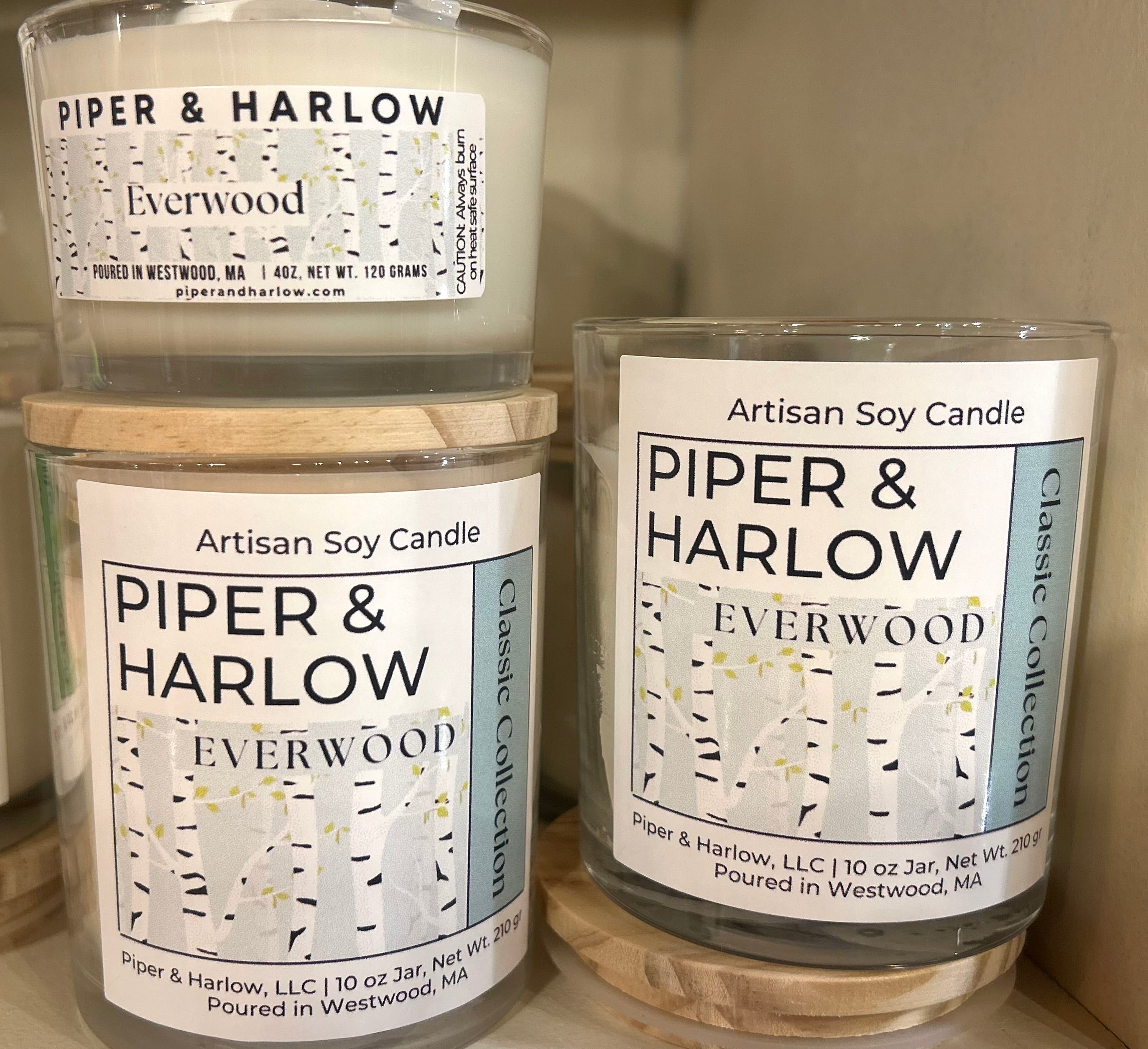 Everwood soy candle (2for40)