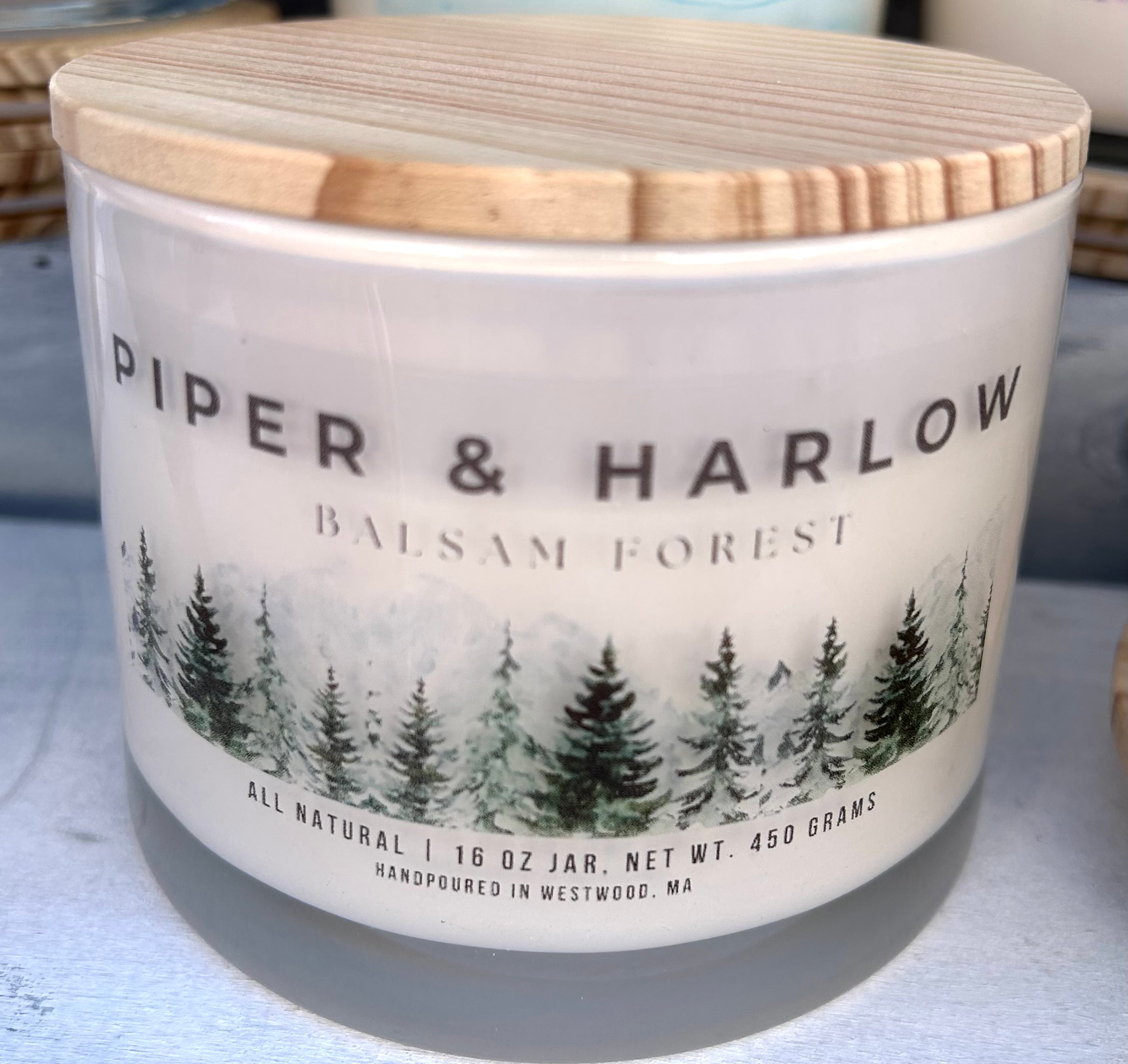 Balsam Forest large soy candle with s-wick